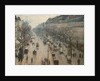 The Boulevard Montmartre on a Winter Morning by Camille Pissarro