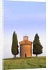 Chapel and cypress trees by Anonymous