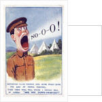 British propaganda card from World War I by Anonymous