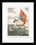 Boy raising the Royal Standard by Anonymous