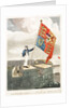 Boy raising the Royal Standard by Anonymous