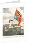 Boy raising the Royal Standard by Anonymous