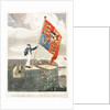 Boy raising the Royal Standard by Anonymous