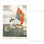Boy raising the Royal Standard by Anonymous
