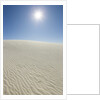 Sun in White Sands National Monument by Anonymous