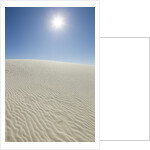 Sun in White Sands National Monument by Anonymous