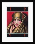 Woman wearing jeweled headdress by Anonymous