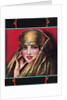Woman wearing jeweled headdress by Anonymous