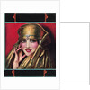 Woman wearing jeweled headdress by Anonymous