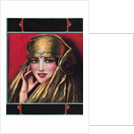 Woman wearing jeweled headdress by Anonymous