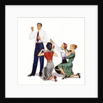 Man worshipped by three women by Anonymous