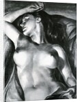 Nude woman lying down by Anonymous