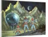 American astronauts exploring planet by Anonymous