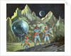 American astronauts exploring planet by Anonymous