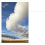 Cumulus clouds above tundra in Yukon Territory by Anonymous