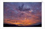 Colored clouds above Colorado River at sunset by Anonymous