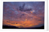 Colored clouds above Colorado River at sunset by Anonymous
