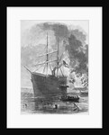 The Confederate Steamer 'Nashville' Running the Blockade at by Anonymous