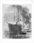 The Confederate Steamer 'Nashville' Running the Blockade at by Anonymous