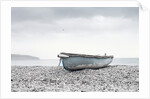Boat at beach in Devon by Anonymous