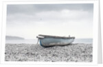 Boat at beach in Devon by Anonymous