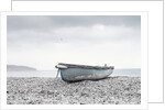 Boat at beach in Devon by Anonymous
