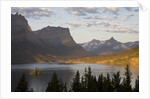 Wild Goose Island at sunrise St. Mary Lake, Glacier National Park, Montana. by Anonymous