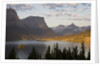 Wild Goose Island at sunrise St. Mary Lake, Glacier National Park, Montana. by Anonymous