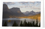 Wild Goose Island at sunrise St. Mary Lake, Glacier National Park, Montana. by Anonymous