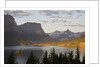 Wild Goose Island at sunrise St. Mary Lake, Glacier National Park, Montana. by Anonymous