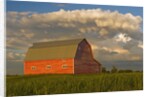 Barn and cumulonimbus cloud mass near Bromhead, Saskatchewan, Canada by Anonymous