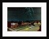 Death looming over suburban house by Anonymous