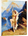 Caucasian dancer dressed as Native American by Anonymous