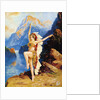 Caucasian dancer dressed as Native American by Anonymous