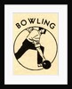 Man bowling by Anonymous
