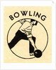 Man bowling by Anonymous