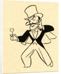 Magician in top hat by Anonymous