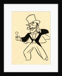 Magician in top hat by Anonymous