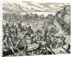 Battle during Vespucci expedition by Anonymous