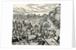 Battle during Vespucci expedition by Anonymous