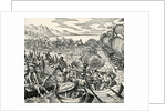 Battle during Vespucci expedition by Anonymous