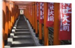 Line of torii gates at Hie Shrine by Anonymous