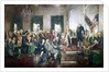 Scene at the signing of the Constitution of the United States by Anonymous