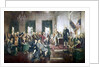 Scene at the signing of the Constitution of the United States by Anonymous