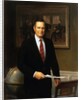 Official White House portrait of George H. W. Bush by Herbert Abrams