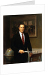 Official White House portrait of George H. W. Bush by Herbert Abrams