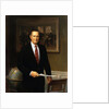 Official White House portrait of George H. W. Bush by Herbert Abrams