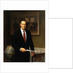 Official White House portrait of George H. W. Bush by Herbert Abrams