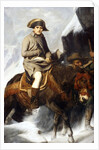 Napoleon Bonaparte Crossing the Alps in 1800 by School of Paul Delaroche