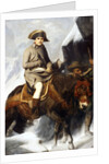 Napoleon Bonaparte Crossing the Alps in 1800 by School of Paul Delaroche